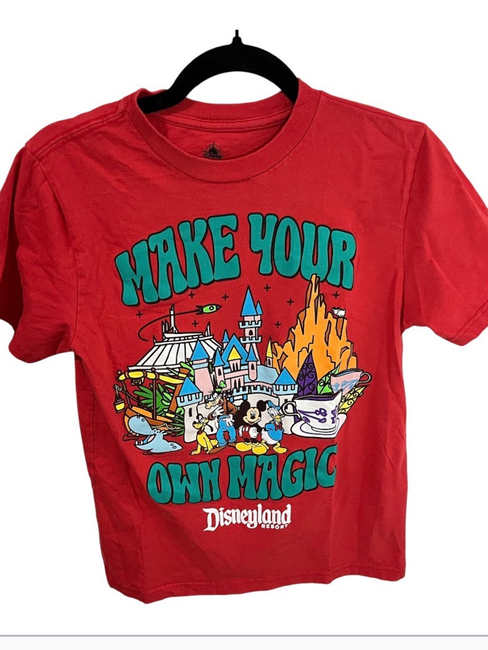 Disneyland Resort Make your own magic Red T shirt Size XS